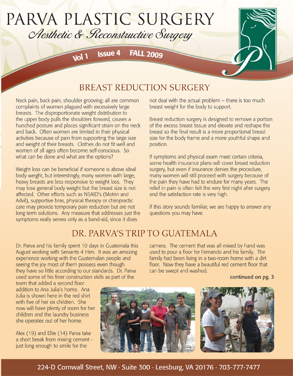 Parva-Fall-2009-Newsletter