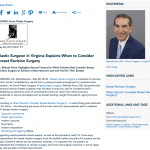 plastic surgeon in virginia, breast asymmetry, breast revision surgery, capsular contracture