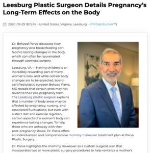 Dr. Parva explains how pregnancy can result in lasting body changes and how mommy makeover surgery can help.